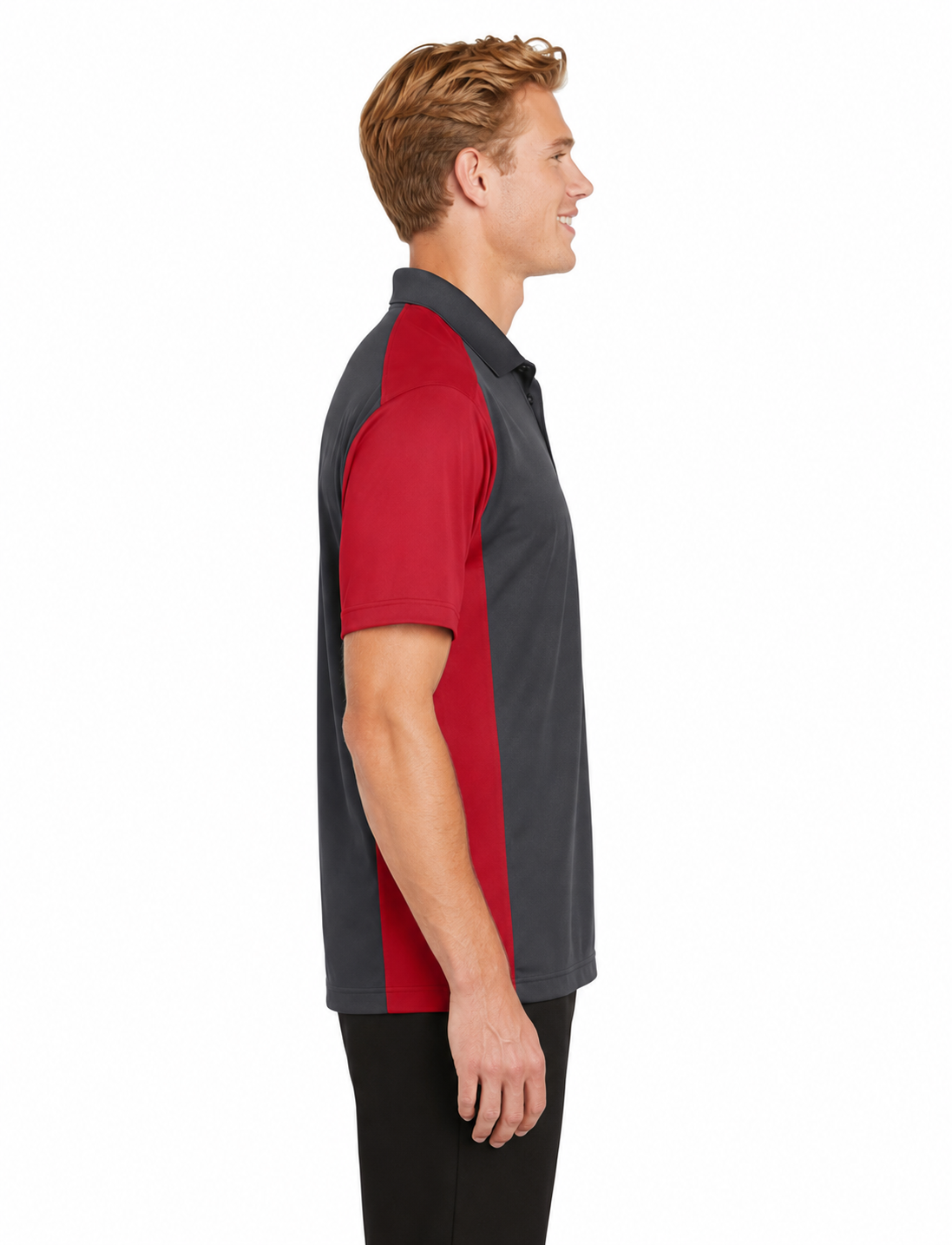 Sport-Tek Colorblock Micropique Polo - Image 2