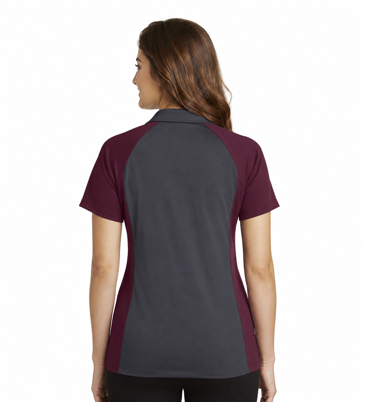 Sport-Tek Ladies Colorblock Micropique Polo - Image 4