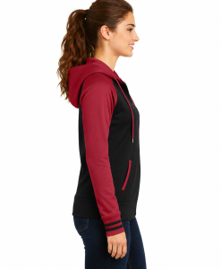Alternative view of Sport-Tek Ladies Full-Zip Hooded Jacket