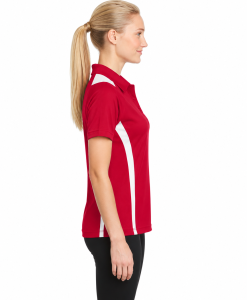 Alternative view of Sport-Tek Ladies Micro-Mesh Colorblock Polo