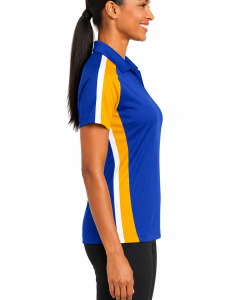 Alternative view of Sport-Tek Ladies Tricolor Microp. Sport-Wick Polo