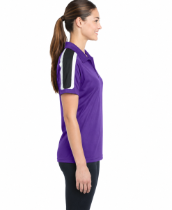 Alternative view of Sport-Tek Ladies Tricolor Shoulder Sport-Wick Polo