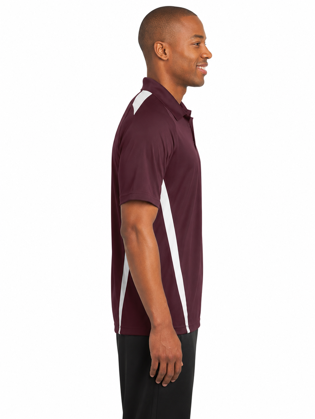 Sport-Tek Micro-Mesh Colorblock Polo - Image 2