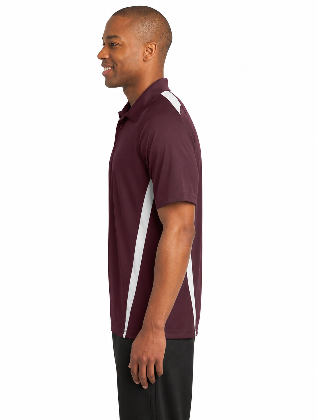 Sport-Tek Micro-Mesh Colorblock Polo - Image 3