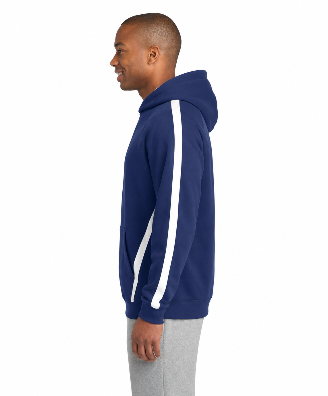 Sport-Tek Sleeve Stripe Hooded Sweatshirt - Image 3