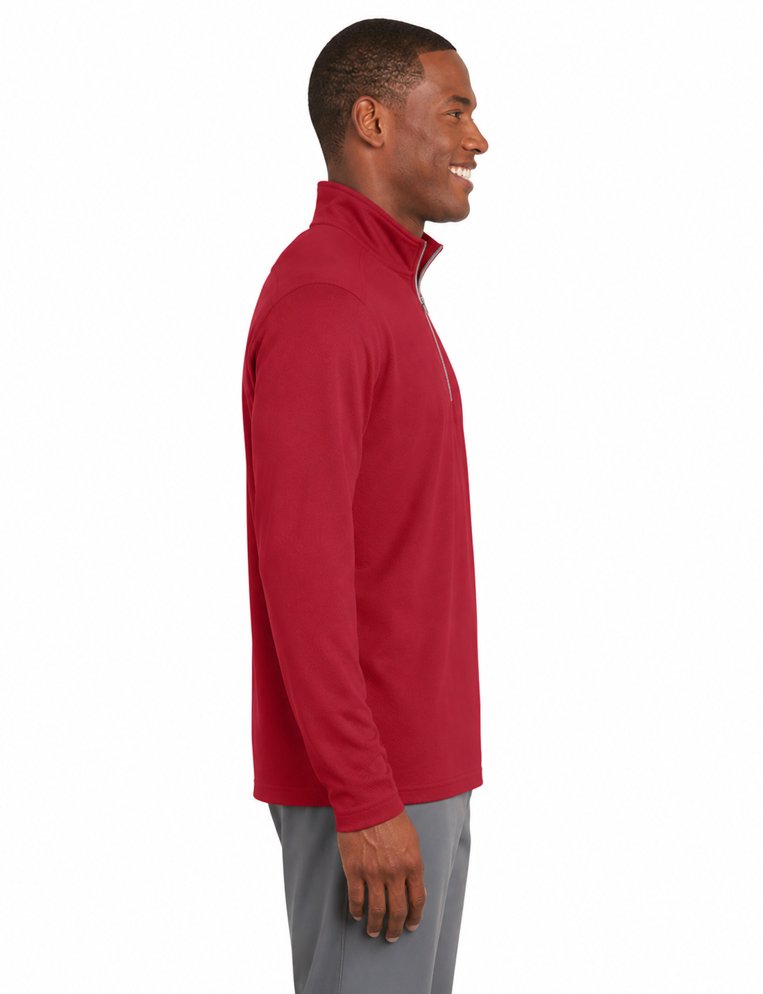Sport-Tek Textured 1/4-Zip Pullover - Image 2