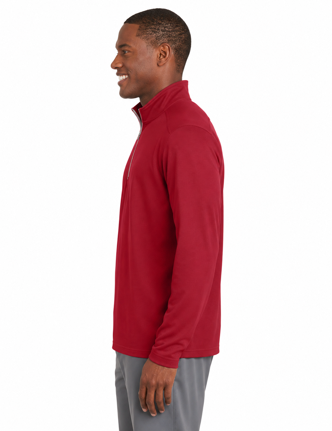 Sport-Tek Textured 1/4-Zip Pullover - Image 3