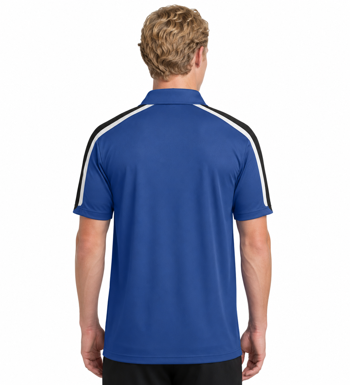 Sport-Tek Tricolor Shoulder Sport-Wick Polo - Image 4