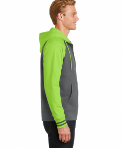 Alternative view of Sport-Tek Varsity Fleece Full-Zip Hooded Jacket