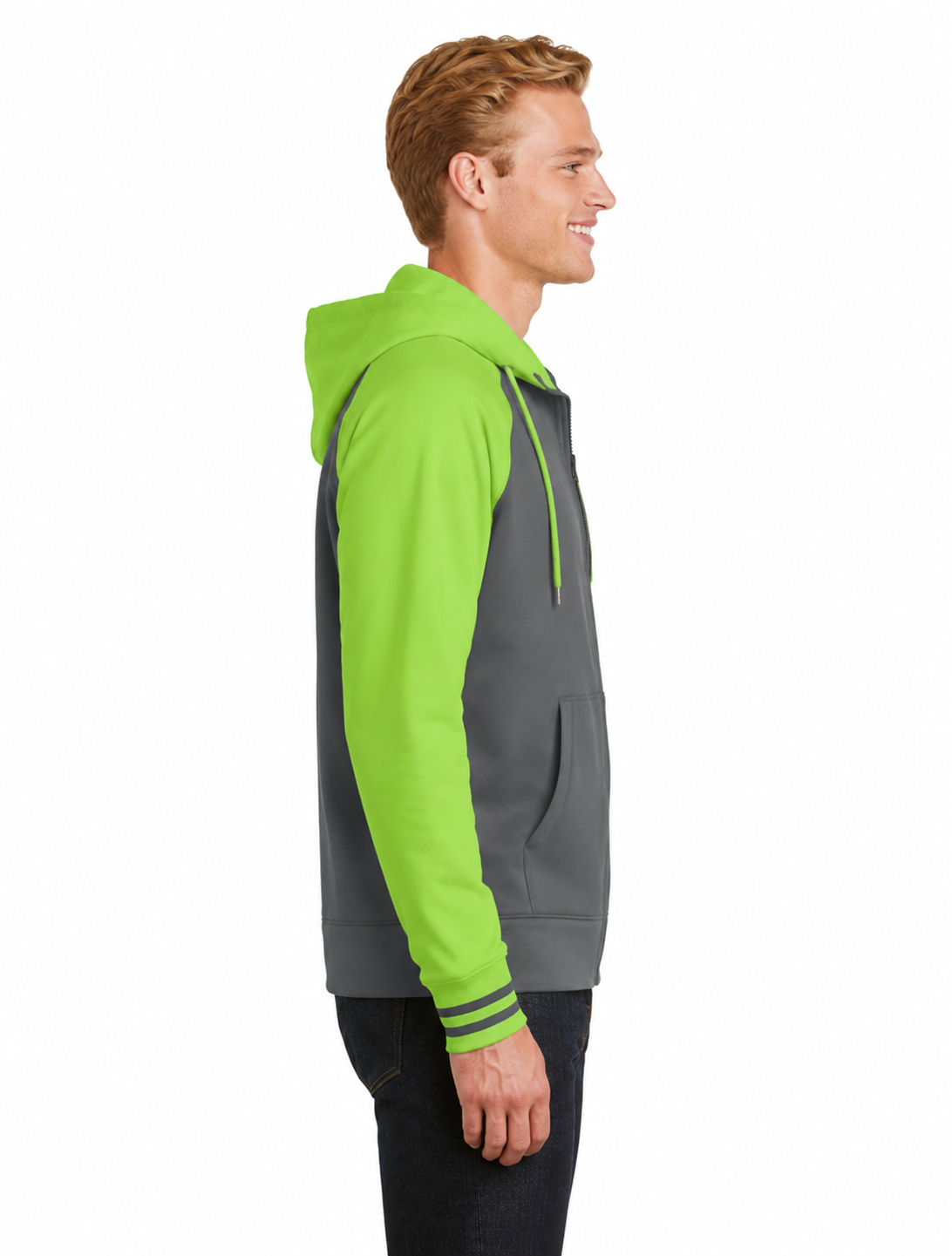 Sport-Tek Varsity Fleece Full-Zip Hooded Jacket - Image 2