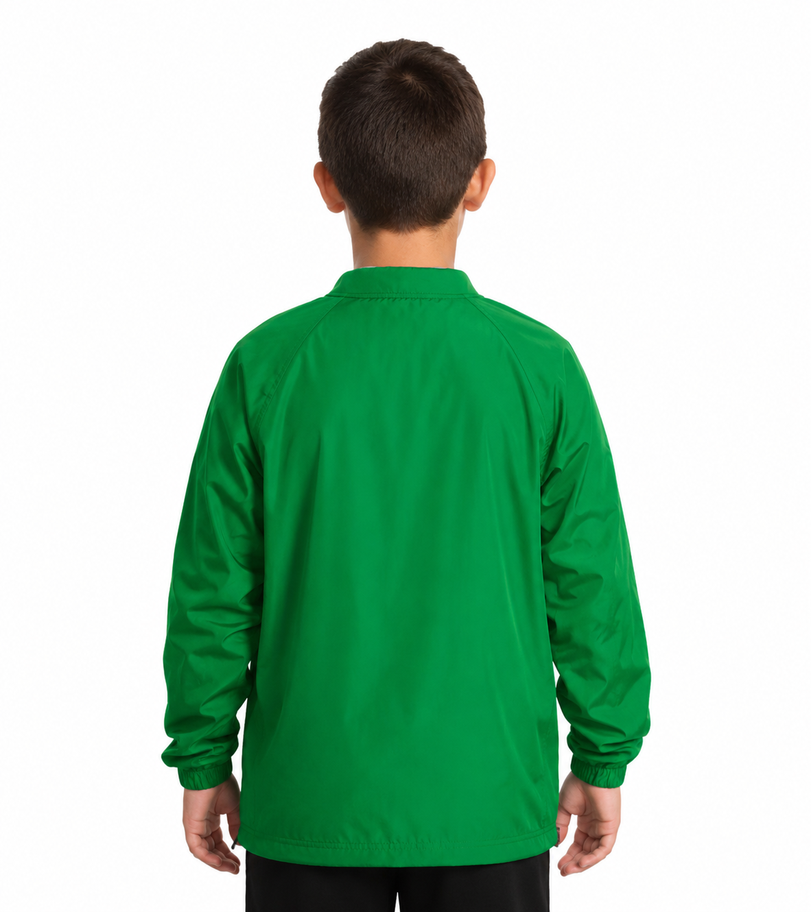Sport-Tek Youth V-Neck Raglan Wind Shirt - Image 4
