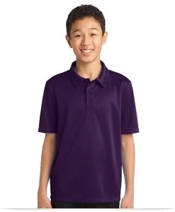 Customize Logo Port Authority Youth Silk Touch Performance Polo