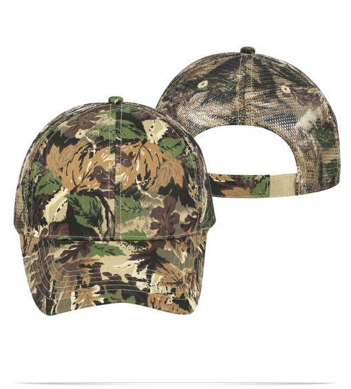 Otto Camo Low Profile Style Mesh Back Cap
