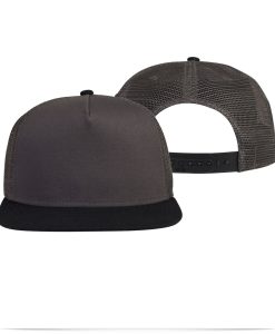 Otto Flat Visor Mesh Back Snapback Cap