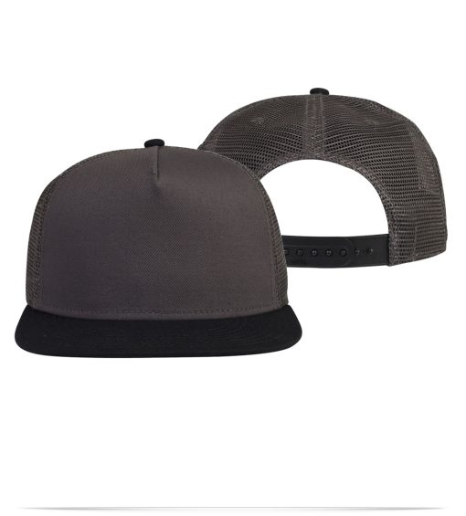 Otto Flat Visor Mesh Back Snapback Cap
