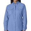 Custom Columbia Ladies Bahama Long-Sleeve Shirt