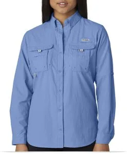 Custom Columbia Ladies Bahama Long-Sleeve Shirt