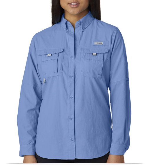 Custom Columbia Ladies Bahama Long-Sleeve Shirt