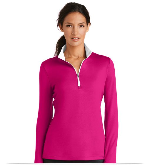 Ladies Dri-FIT Stretch 1/2-Zip Cover-Up