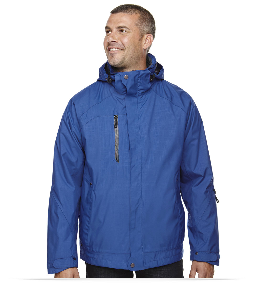 nauticalblue Men’s 3-in-1 Jacket with Soft Shell Liner