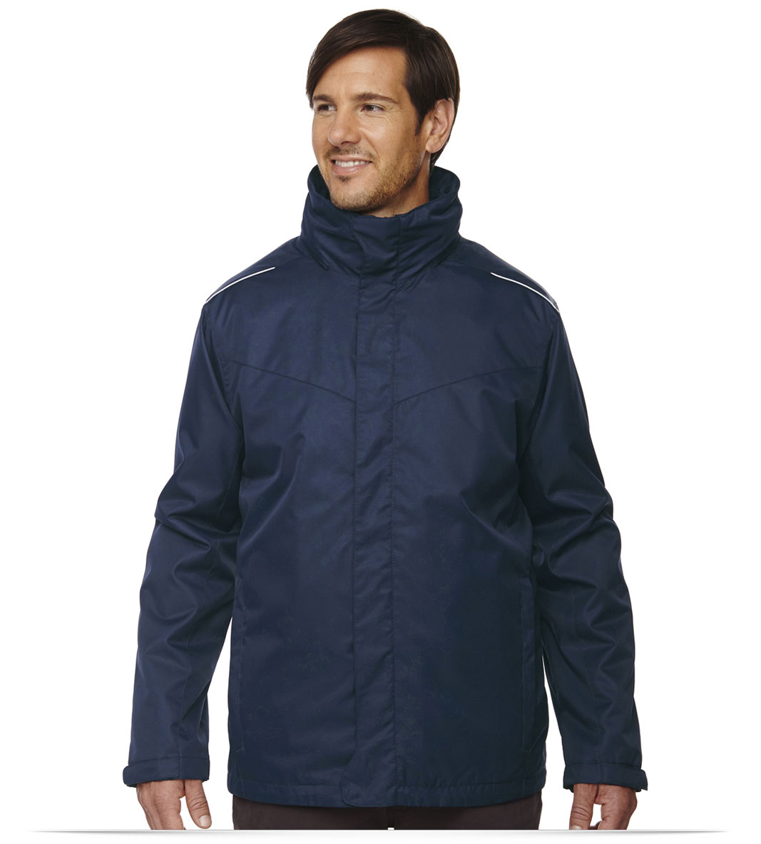 classicnavy Ash City Men’s Tall 3-in-1 Jacket with Fleece Liner