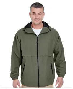 Ultra Club Microfiber Full-Zip Hooded Jacket