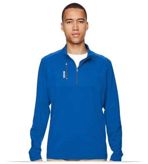 Adidas Golf Mixed Media Quarter-Zip