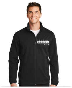 Custom Soft Shell Jackets with Embroidery for Men