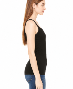 Alternative view of Bella + Canvas Ladies Rib Thin Strap Tank