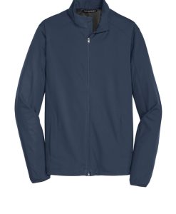 Alternative view of Custom Port Authority Softshell Jacket with Embroidered Logo