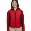 Ladies Soft Shell Colorblock Jacket