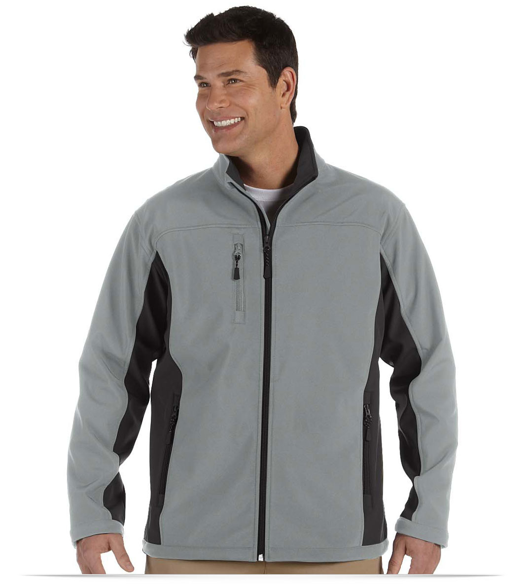 charcoaldarkcharcoal Men’s Soft Shell Colorblock Jacket