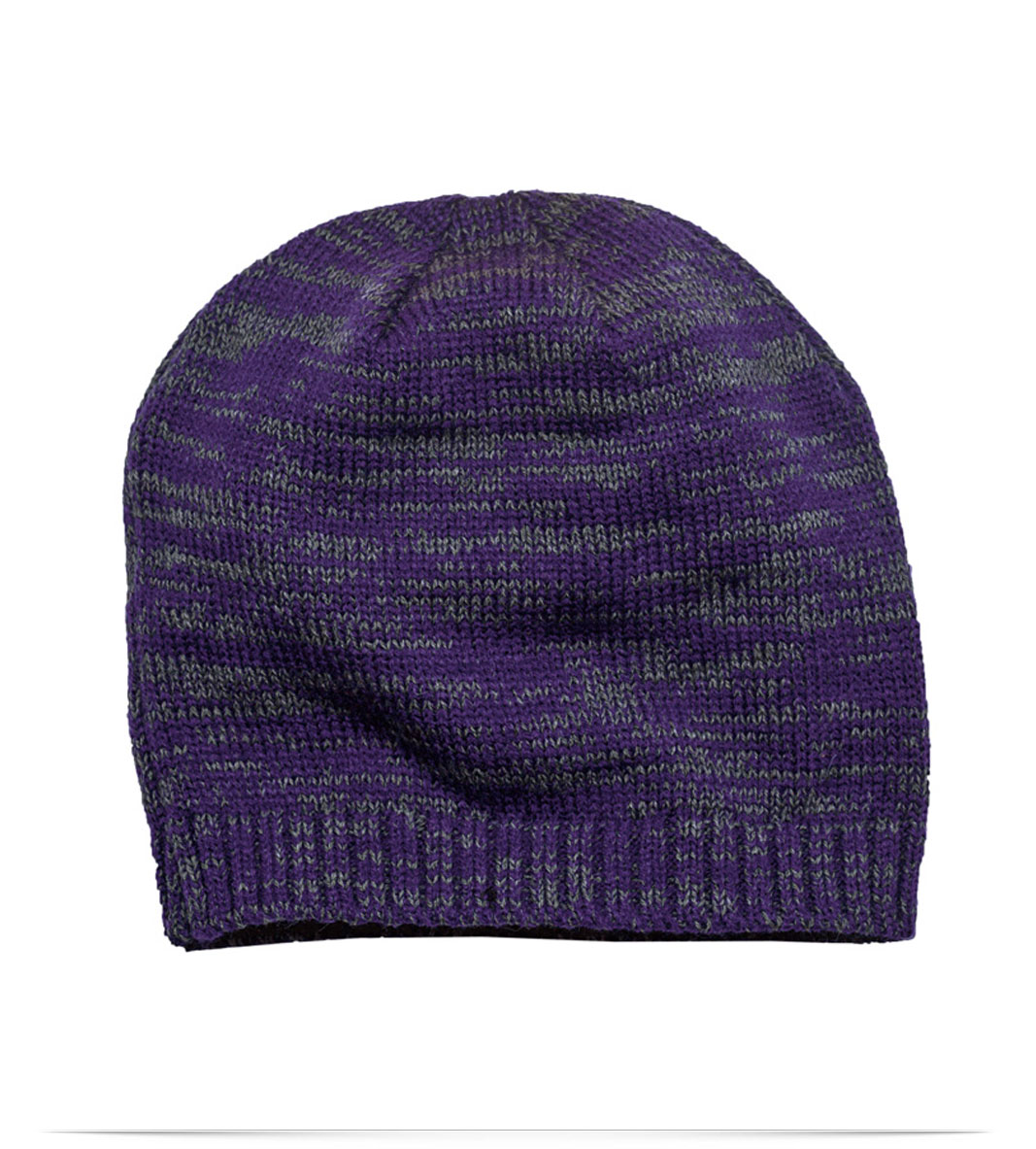 PurpleCharcoal District Spaced-Dyed Beanie