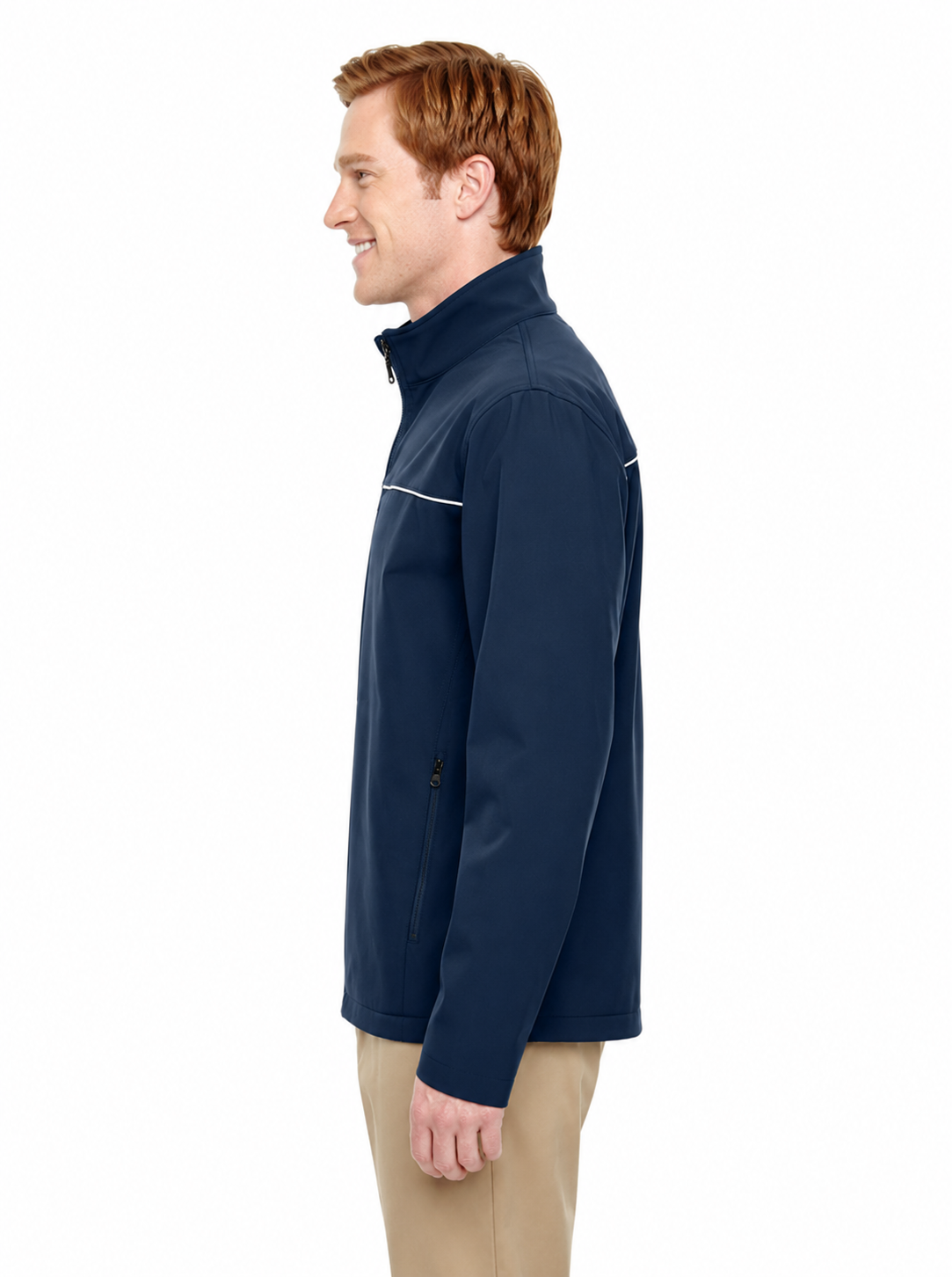 Harriton Men's Echo Soft Shell Jacket - Image 3