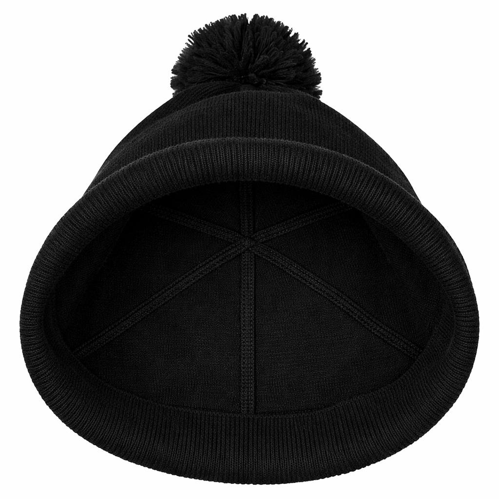 UltraClub Knit Pom-Pom Beanie with Cuff - Image 3