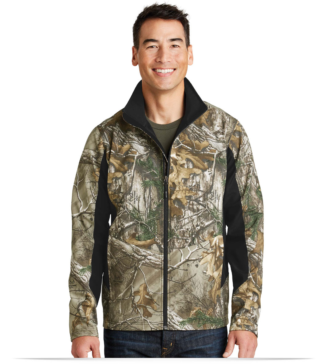 realtreextrablack Port Authority Camouflage Colorblock Soft Shell