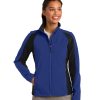 Sport-Tek Ladies Colorblock Soft Shell Jacket