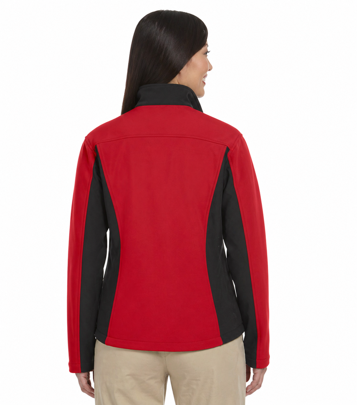Ladies Soft Shell Colorblock Jacket - Image 4