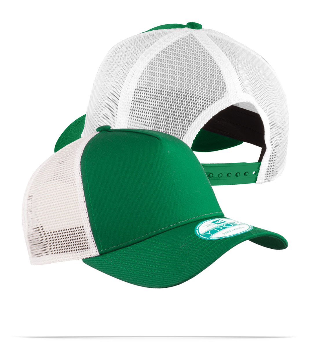 Kelly New Era Snapback Trucker Cap