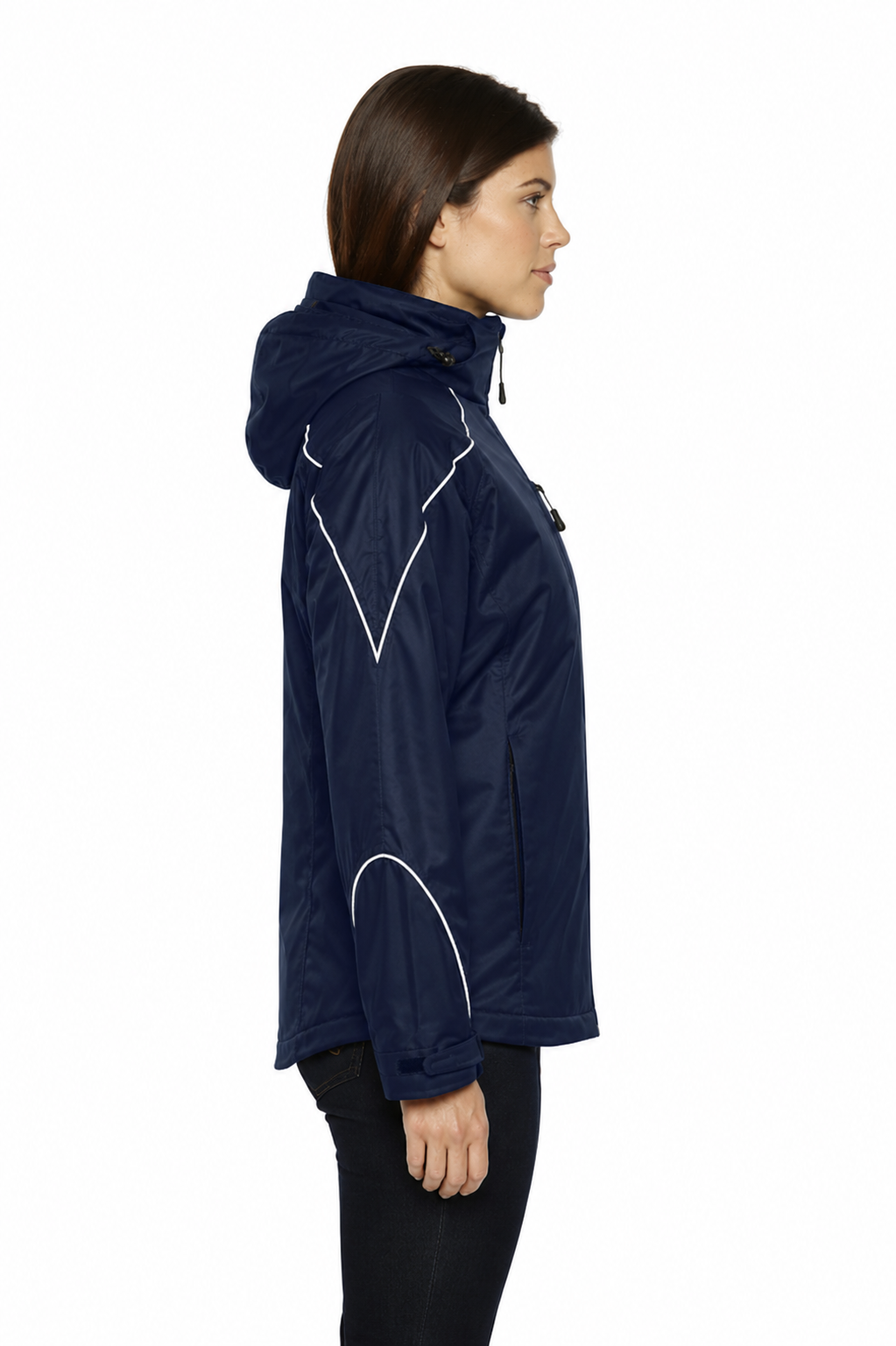 North End Ladies Angle 3-in-1 Jacket w/ Bonded Fleece Liner - Image 2