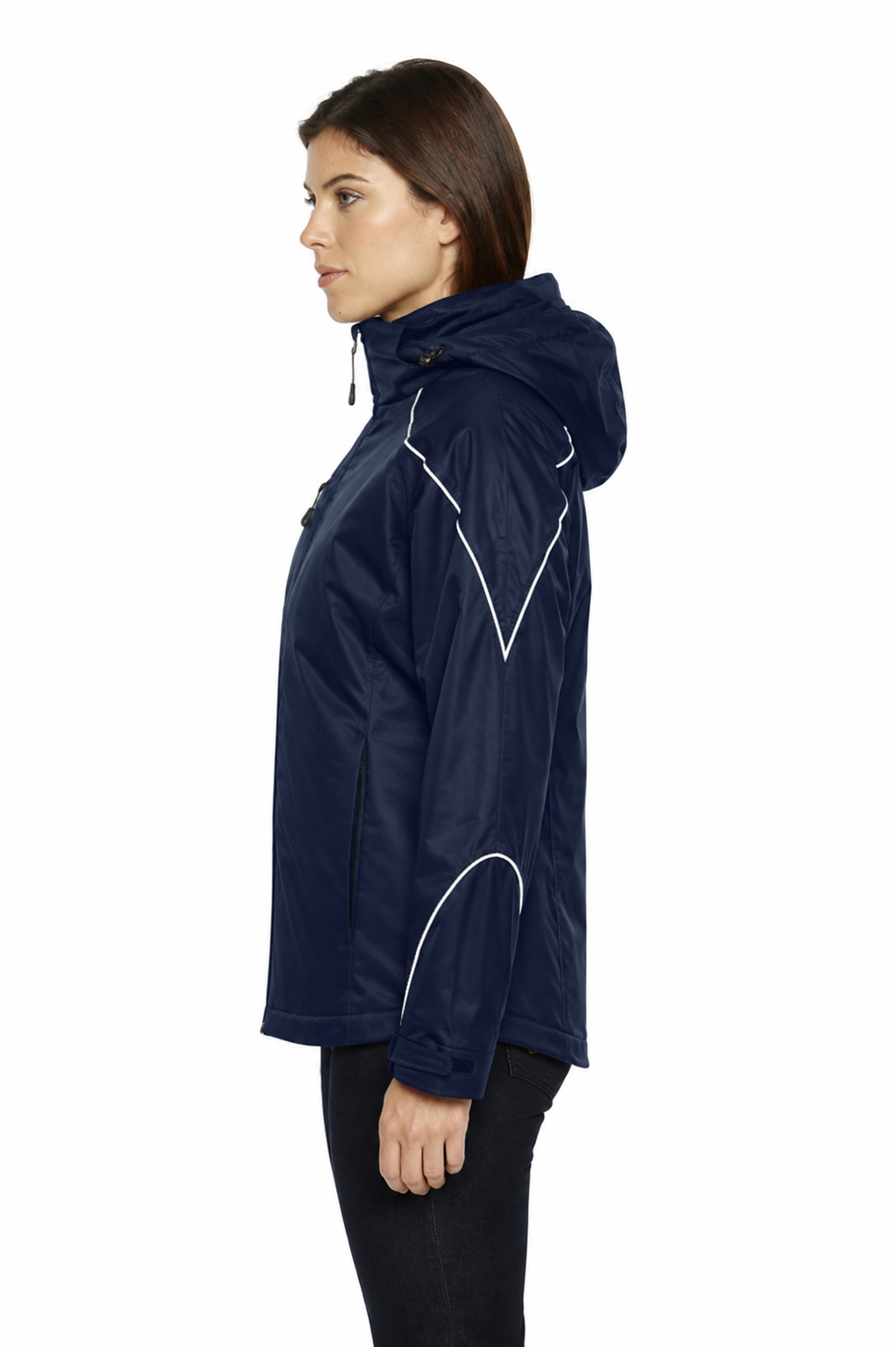 North End Ladies Angle 3-in-1 Jacket w/ Bonded Fleece Liner - Image 3