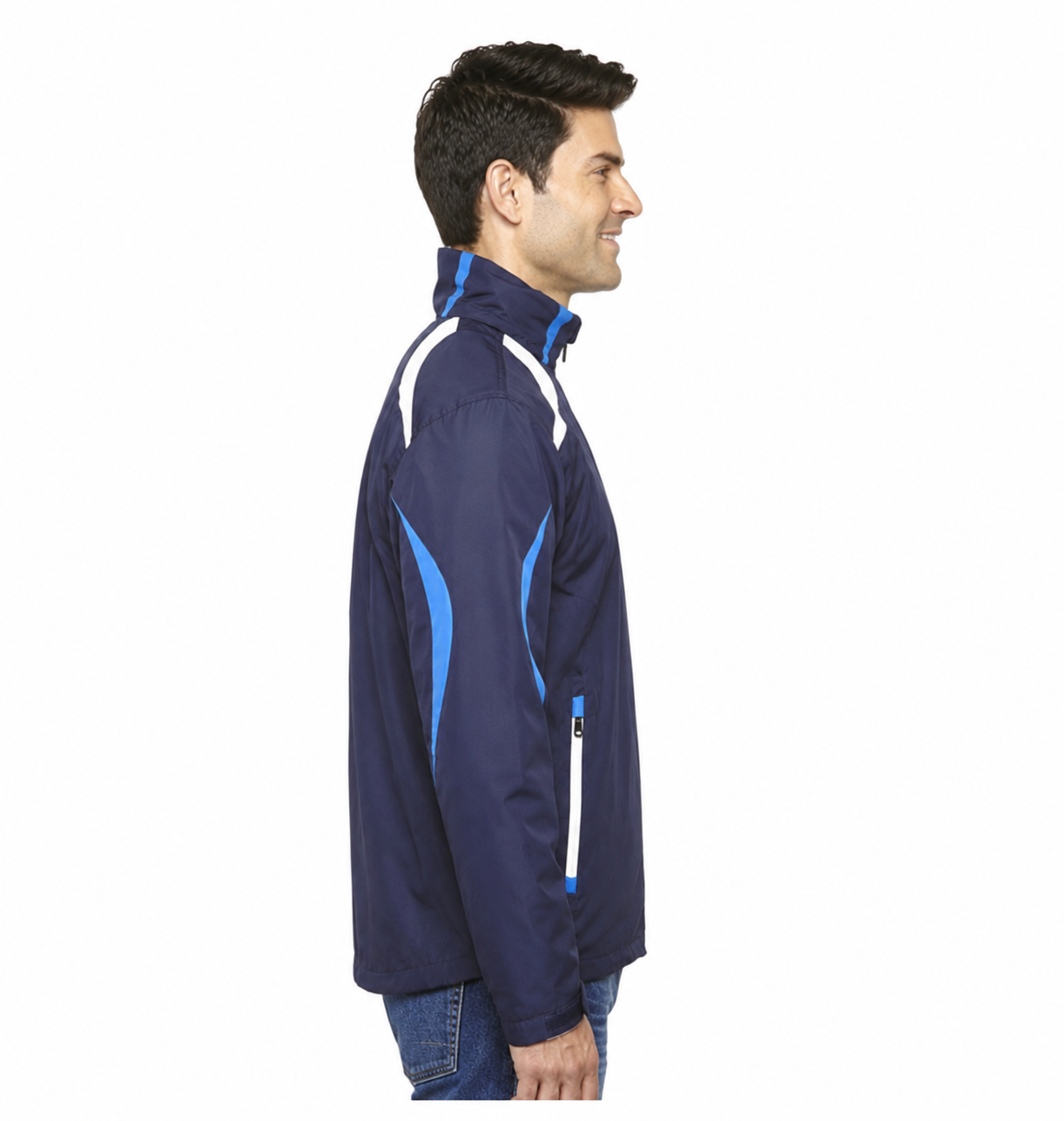 North End Men's Active Lite Colorblock Jacket - Image 2