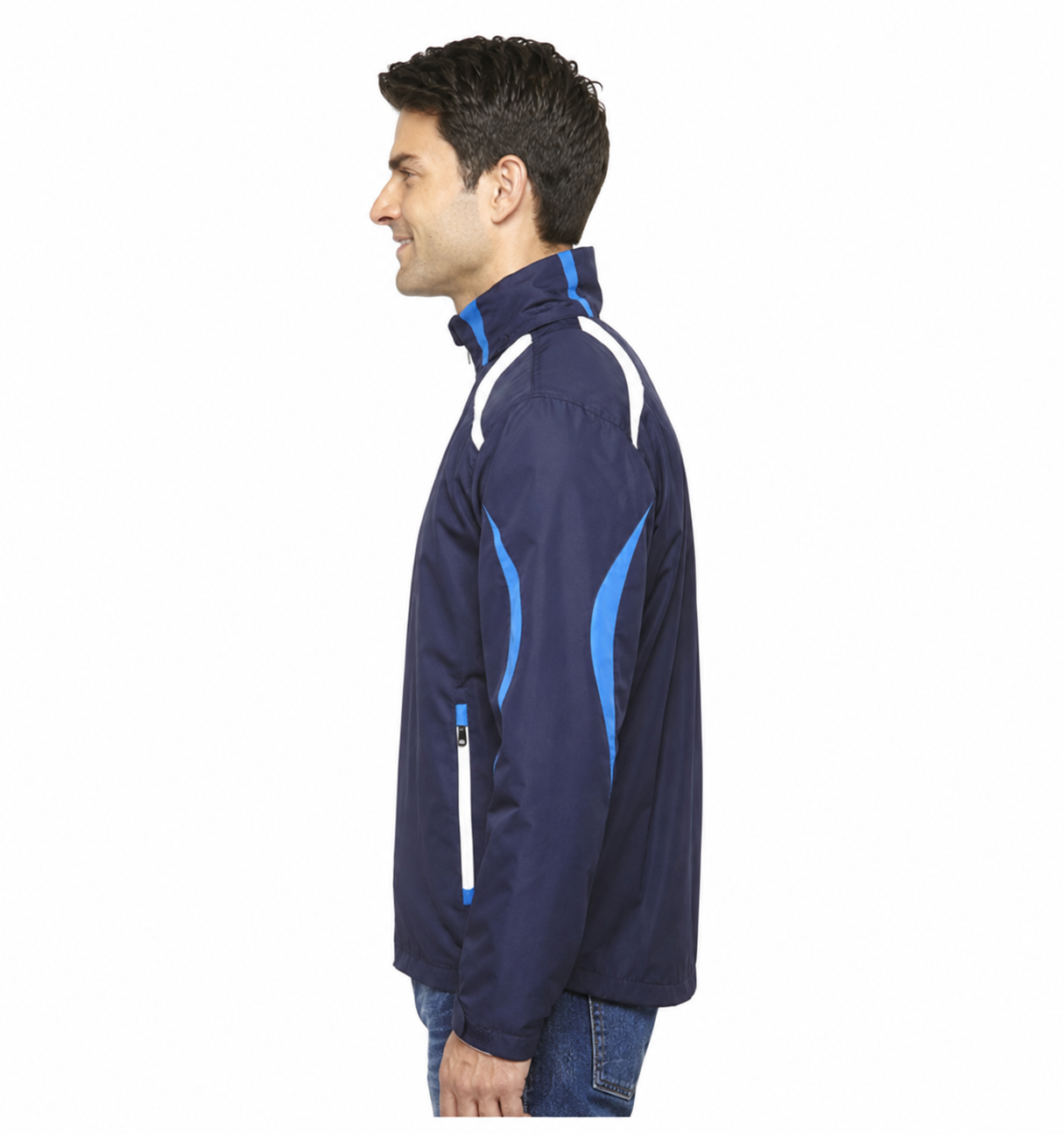 North End Men's Active Lite Colorblock Jacket - Image 3