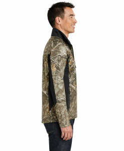 Alternative view of Port Authority Camouflage Colorblock Soft Shell