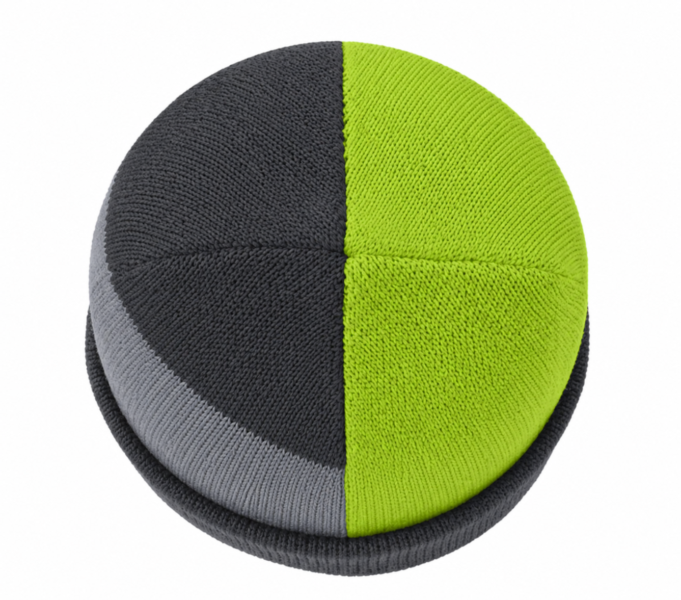 Port Authority Cuffed Colorblock Beanie - Image 2