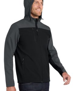 Alternative view of Port Authority Hooded Core Soft Shell Jacket