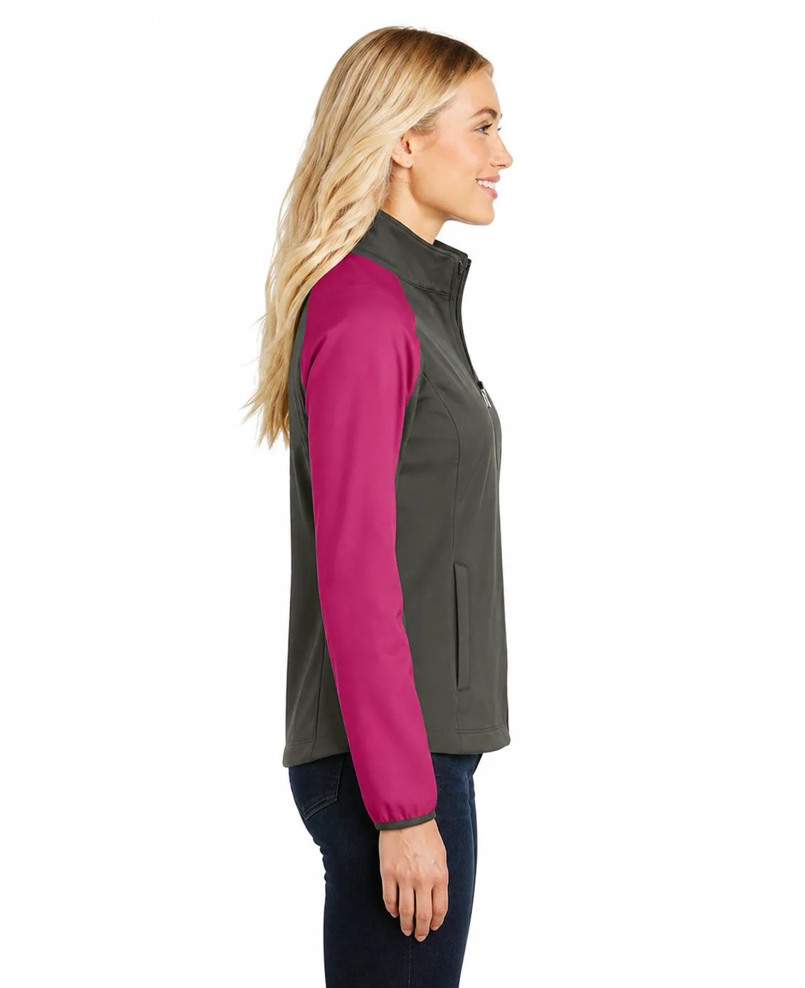 Port Authority Ladies Active Colorblock Soft Shell Jacket - Image 2