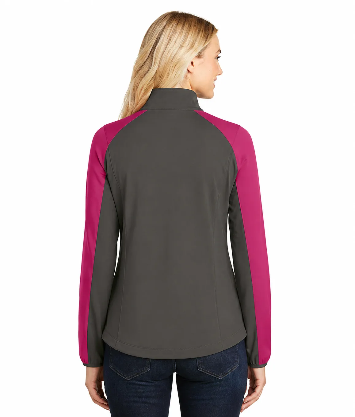 Port Authority Ladies Active Colorblock Soft Shell Jacket - Image 4