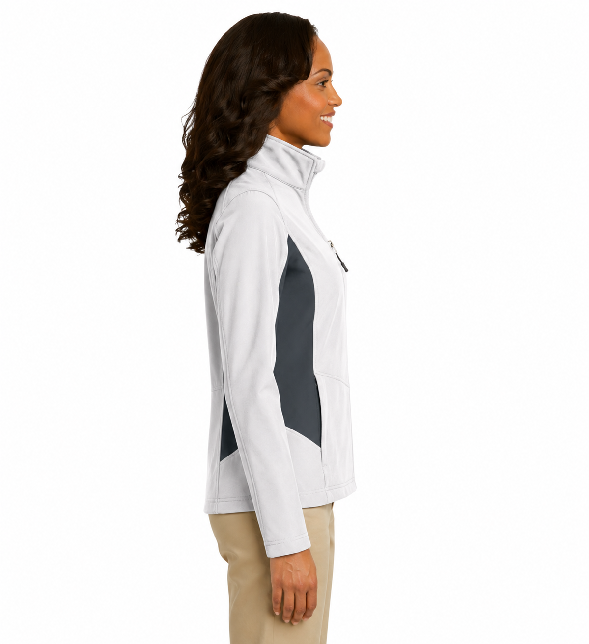 Port Authority Ladies Core Colorblock Soft Shell Jacket - Image 3