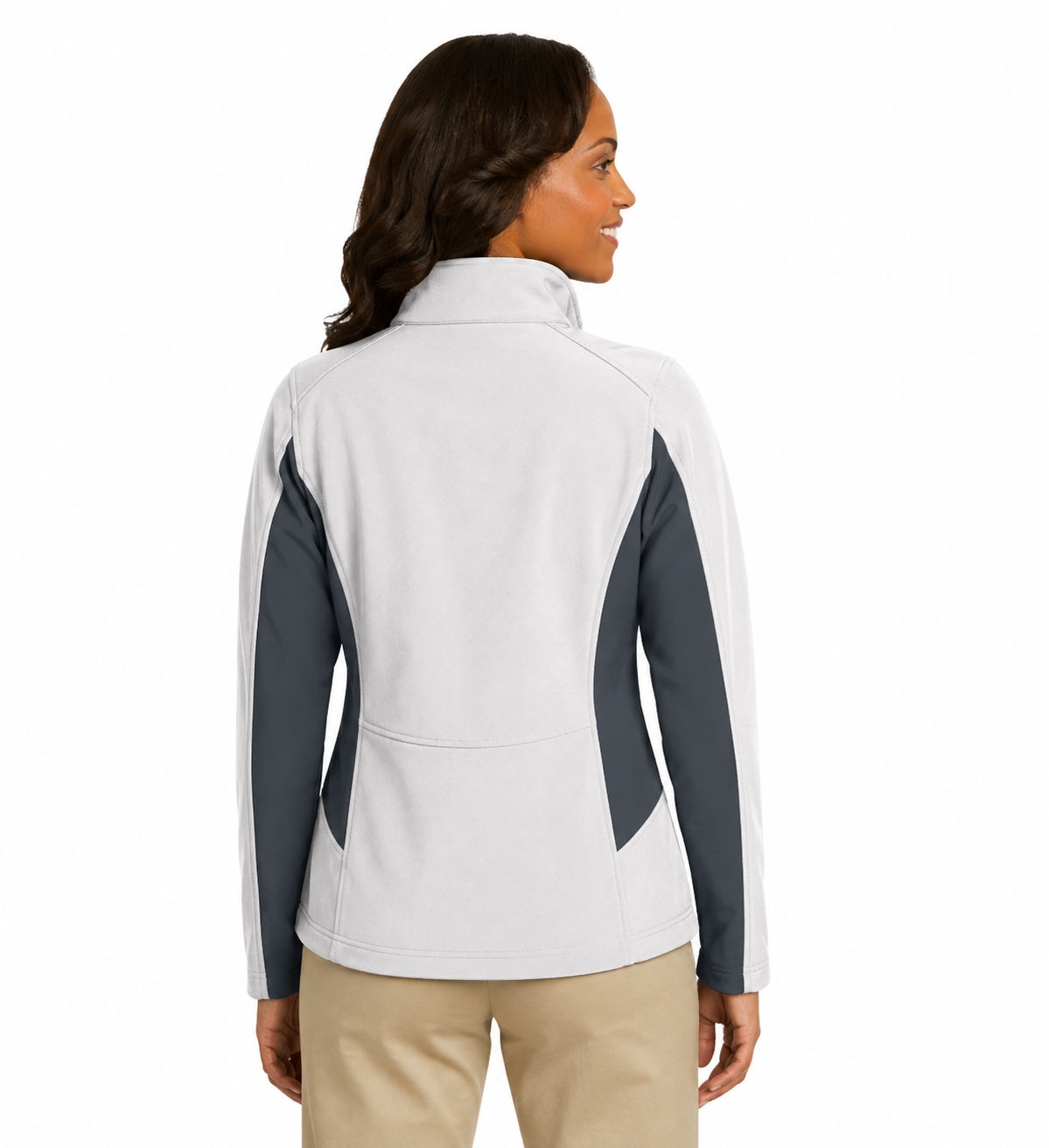 Port Authority Ladies Core Colorblock Soft Shell Jacket - Image 4